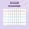 Transparent Sticky Index Tabs Colorful Light Color Index Notes Writable File Tabs  Notebook