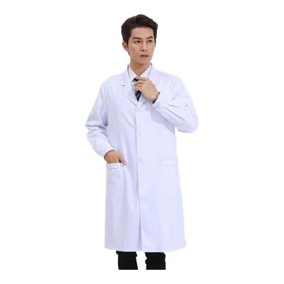 Unisex Long Sleeve Medical Lab Coat