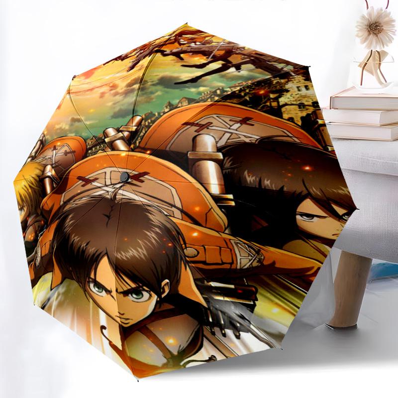 Guardians Honor: Swords United Folding Umbrella Durable Travel Three Folds Sun Umbrella Umbrella