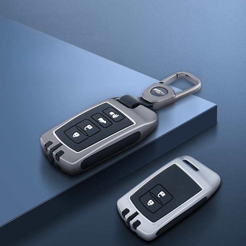 

Сплав + силиконовый чехол-держатель для ключей для Toyota Rave 4 2017 Auris Camry 50 2012 Land Cruiser Highlander 2015 Avalon Corolla Fob