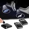 1/2pcs LED Car Badge Door Welcome Lights Wireless Projector Lamp For Ford Mustang Kuga Focus Fiesta Fusion Accessories Valve Cap IL8