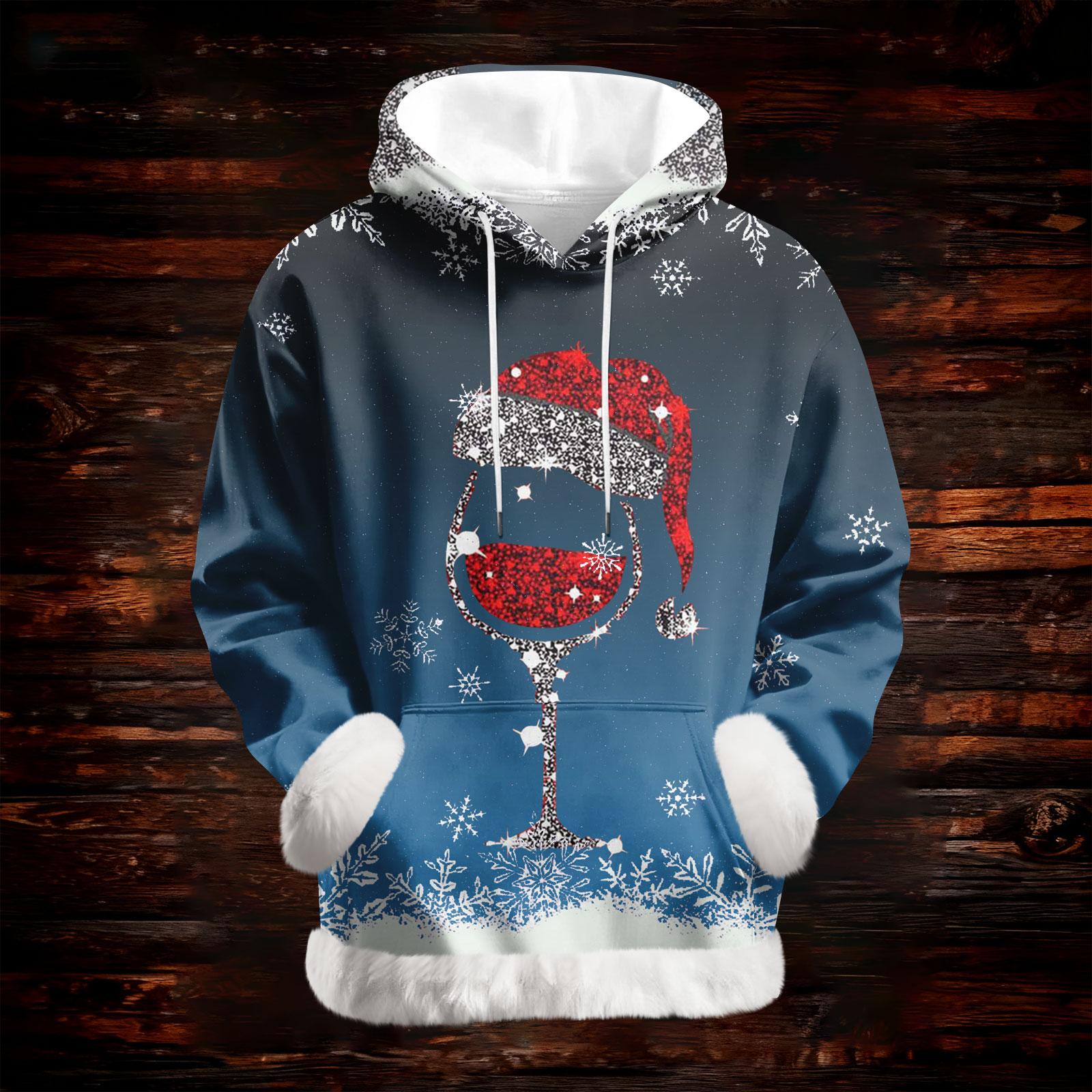 

Женская повседневная модная толстовка с капюшоном и длинным рукавом с принтом M