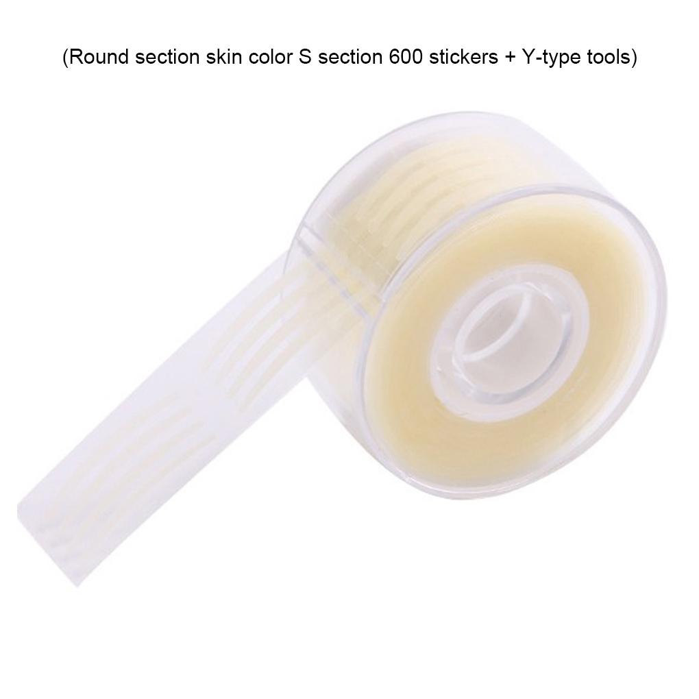 600Pcs One-time Invisible Eyelid Stickers Eye Strips Long Lasting Double Fold Tape Mini Transparent Sing-use Beauty Tools