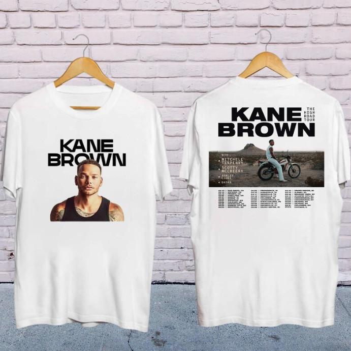 Kane Brown Graphic Shirt, 2025 Kane Brown The High Road Tour t-Shirt S
