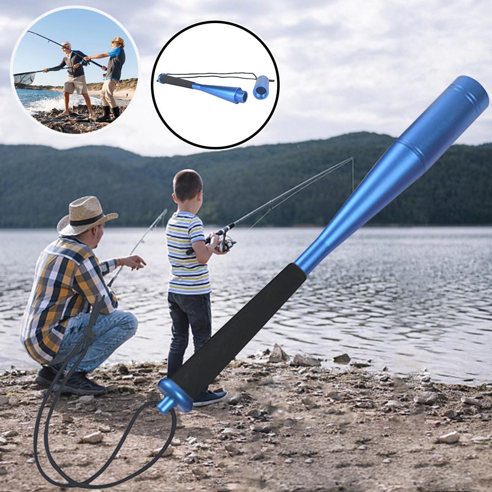 Aluminum Alloy Fish Knocker Removable Hollow Hammer Portable Metal Fish Hammer 24.7cm Aluminum Alloy Fishing Tool Accessories