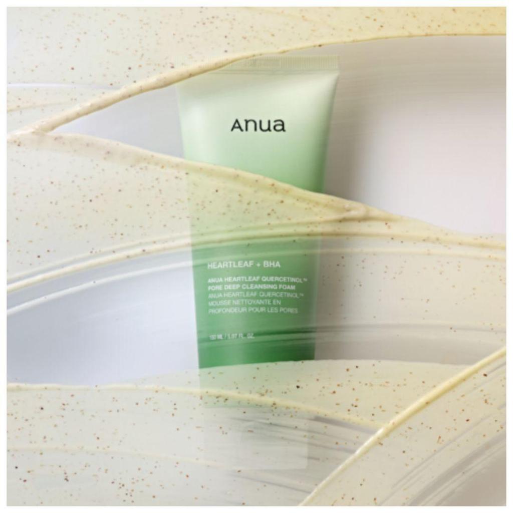 Anua Heartleaf Quercetinol Pore Deep Cleansing Foam Exfoliating Facial Cleanser 150ml