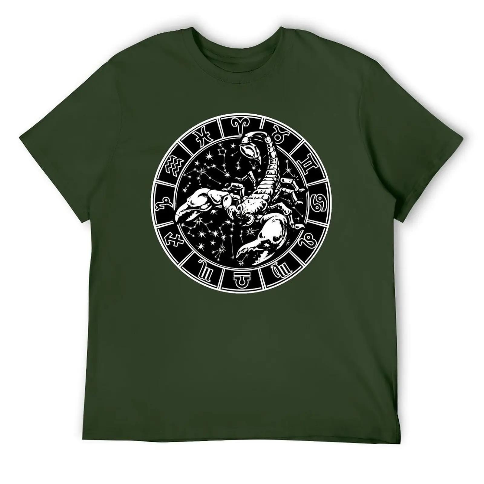 

Созвездие Скорпиона Двенадцать (6) Футболки Новинка Футболка с круглым вырезом Спортивная Забавная Новинка Фитнес Размер США XXXXXL