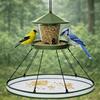 Windproof Bird Food Catcher Tray Foldable Bird Food Collector Hanging Bird Feeder  Backyard Birds