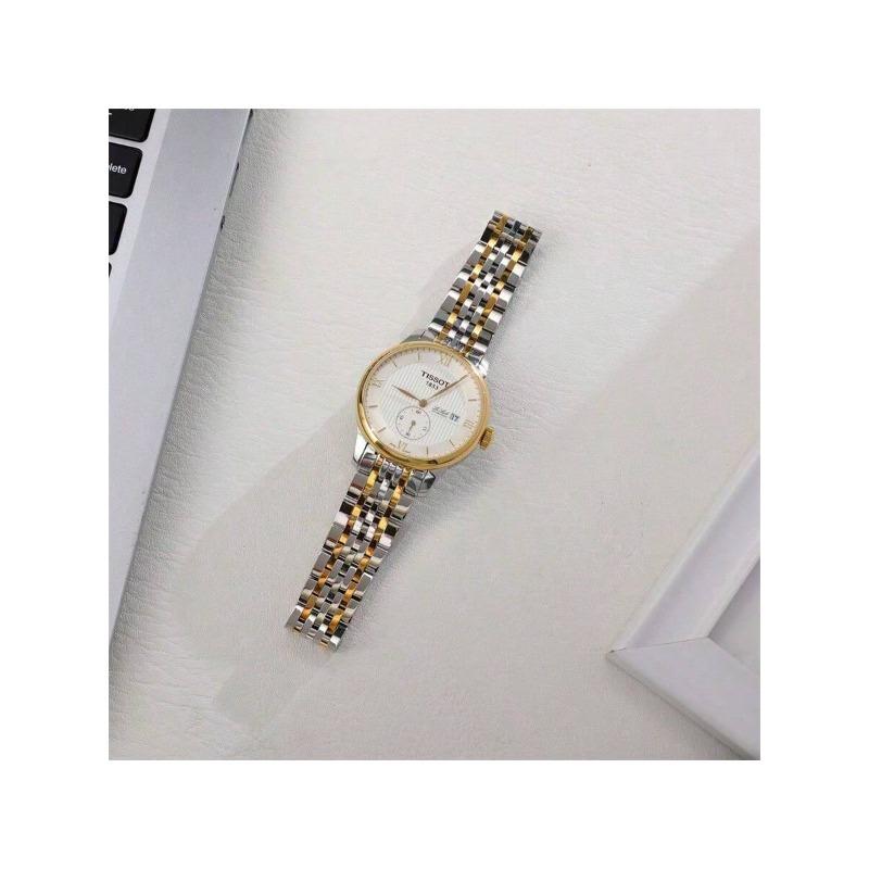Tissot Beyaz Kadranlı, Küçük Saniye Kollu Erkek Otomatik Le Locle Saat, Model T006.428.22.038.01