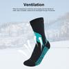 1 Pair Waterproof Socks Elastic Breathable Mid-Tube Soft Socks Foot Protection Windproof Winter Hiking Wading Riding Skiing Socks for Outdoor Sports