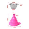 1Set 3D Printer Parts Lcd 3D Light Curing Consumables Filter Uv Resin Filter Cup And Silicon Funnel Sla Resin Funnel Combination
