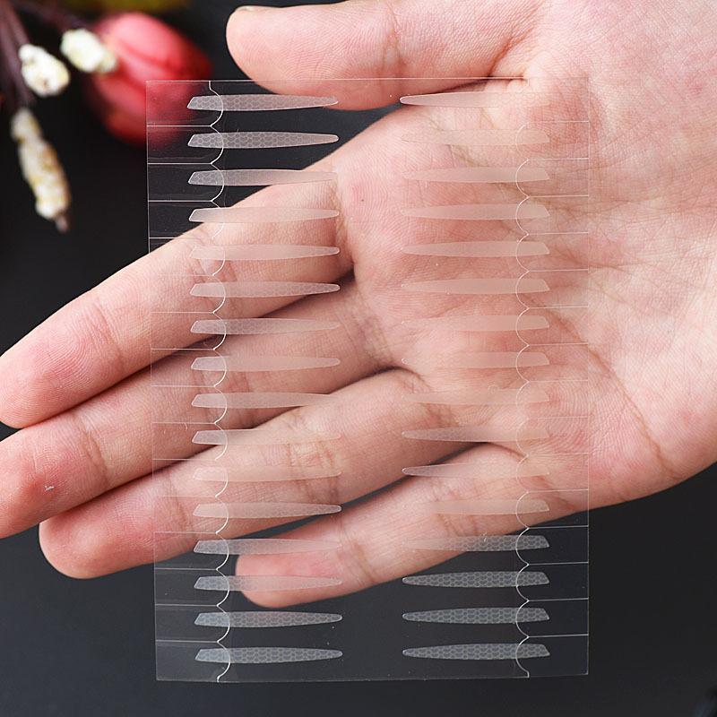 3/5/10 listů Pásky na oční víčka Nálepky Neviditelná pasta na dvojitá víčka Samolepicí Přírodní páska na oči Make-up nástroj S M L