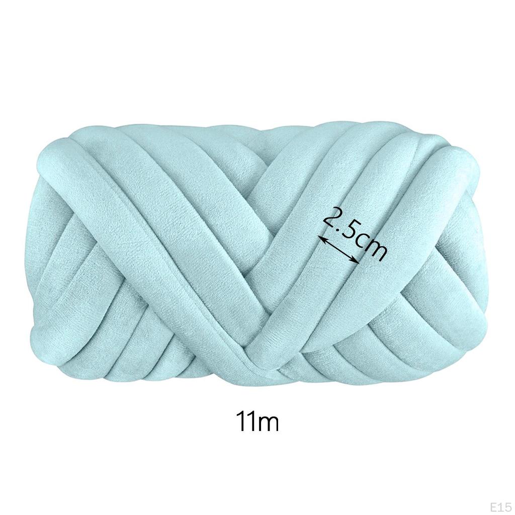 Polyester Chunky Yarn Arm Knitting Crochet Hook 250G Bulky for Macrame DIY Cushion