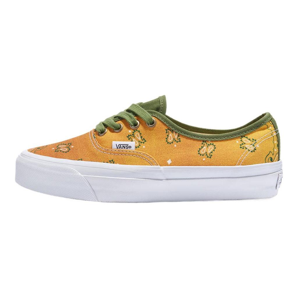 Vans Authentic 44 Low Top Skateboard Shoes Women's Yellow Sneakers VN000D5KESC1