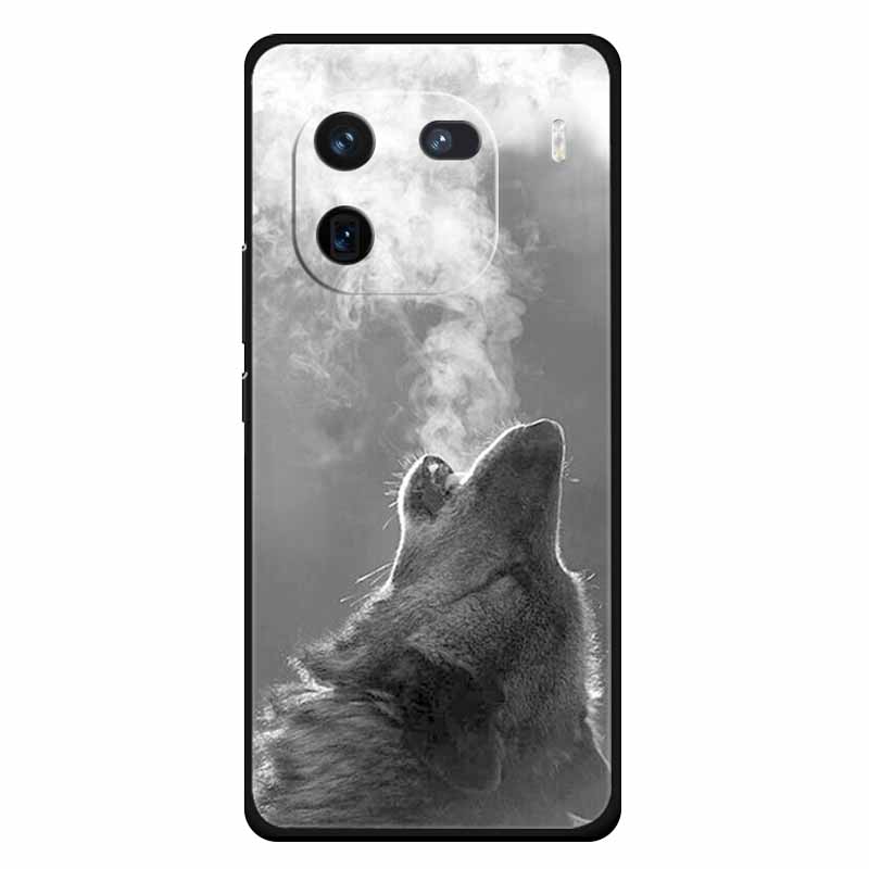 Für Vivo Iqoo 12 Hülle Weiches Silikon Niedliche Katze Löwe Bedruckte Hüllen für Vivo iQOO 12 Pro Hüllen Luxuriöse Schutzhüllen Iqoo12