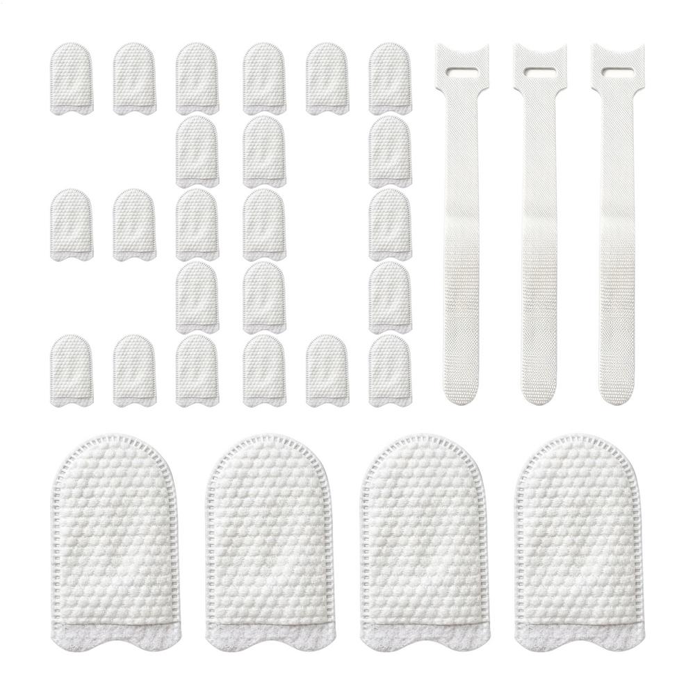 Wasserhahnfilter Baumwollsocken Feinfaser-Baumwollreiniger mit Sediment-Barriere-Schicht Wiederverwendbarer Wasserhahn-Wasserfilter gegen Kalk