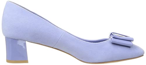 JILL STUART SHOE Women's Ribbon Motif Square Toe Pumps, Size 6495 LVs, Size 23.5 Cm, E