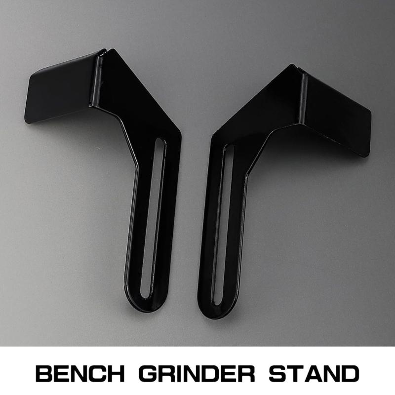 2Pieces Grinder Stand Rest Durability Stainless Steel for 150-200/250 Benches Grinders for Enhances Stability and Control