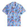 Tommy Jeans Mens All-Over Print Relaxed Fit Short-Sleeved Shirt