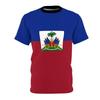 3D Printed Haitian Flag Pattern T-shirt For Men Haiti National Emblem Short Sleeves T Shirts New In Men's Crew Neck Tee Shirt