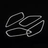 For Mazda 6 Atenza 2014-2015 Matte Silver Inner Door Handle Lock Frame Trim 4PCS