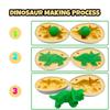 Playdough Dinosaurier Eier Sets für Kinder im Alter von 3–6 Jahren, Dinosaurier Playdough Formen, Playdough Zubehör Dinosaurier Spielzeug