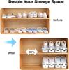 Practical Shoe Rack Plastic Shoe Racks Household Storage Shoes Save Space Shelf Shoes Support Integration Simple Space Economy