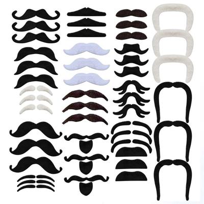 Halloween Eight-Character Fake Beard & Mustache Party Props