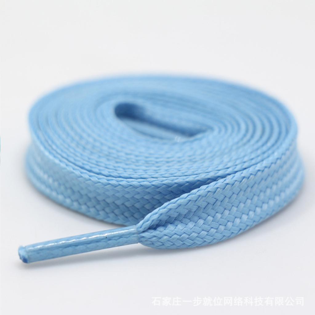 Pearlescent Colorful Shoelaces Flat Double-layer Shoelaces