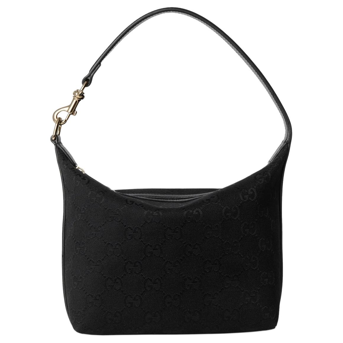 

Gucci Mini Canvas And Leather Trimmed Tote Bag With Detachable Shoulder Strap Women tote bags Black Light-Gold 795168-FADMJ-1000 Gift Set(Basic Set+Box+Shopping Bag)