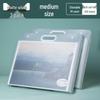4K Frosted Art Portfolio: Student Handbag & Drawing Paper Storage Album 8K