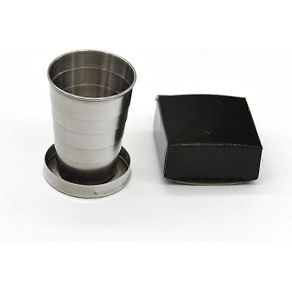 2025 Latest Model 2Pcs 75ML/2.5oz Stainless Steel Collapsible Cup Reusable