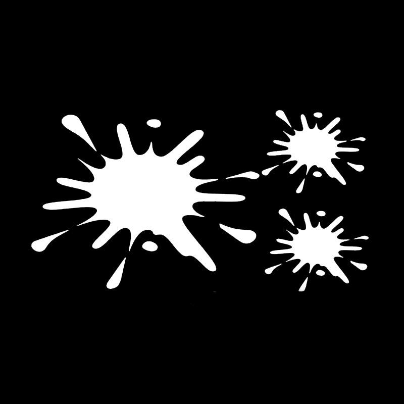 

Светоотражающие автомобильные наклейки Пятна Чернильные пятна Клякса Личность Креативные Смешные Наклейки-царапины Граффити Стиль Наклейка на мотоцикл белый