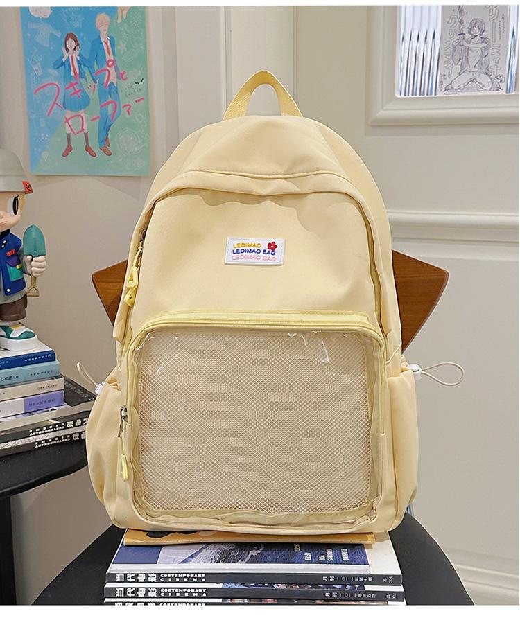 School Bag New Student Party High Value 1-3 Grade Backpack Mori Sweet Girl Heart Cocoa Love Travel Backpack