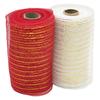 (10 Yards/Rolle)15cm Weihnachts-Netzband-Blumen-Girlanden-Materialien Feiertagsdekorationen Szenenarrangement Gaze DIY