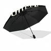 Queen Crown Roses Stars Automatic Umbrella Compact 8 Rib Design Foldable Design Travel Essential Fashionable Accessory