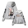 Autumn Winter Anime Hoodie Shinazugawa Sanemi Print Hooded Oversize Fleece Clothes Casual Loose Harajuku Unisex Sweatshirt