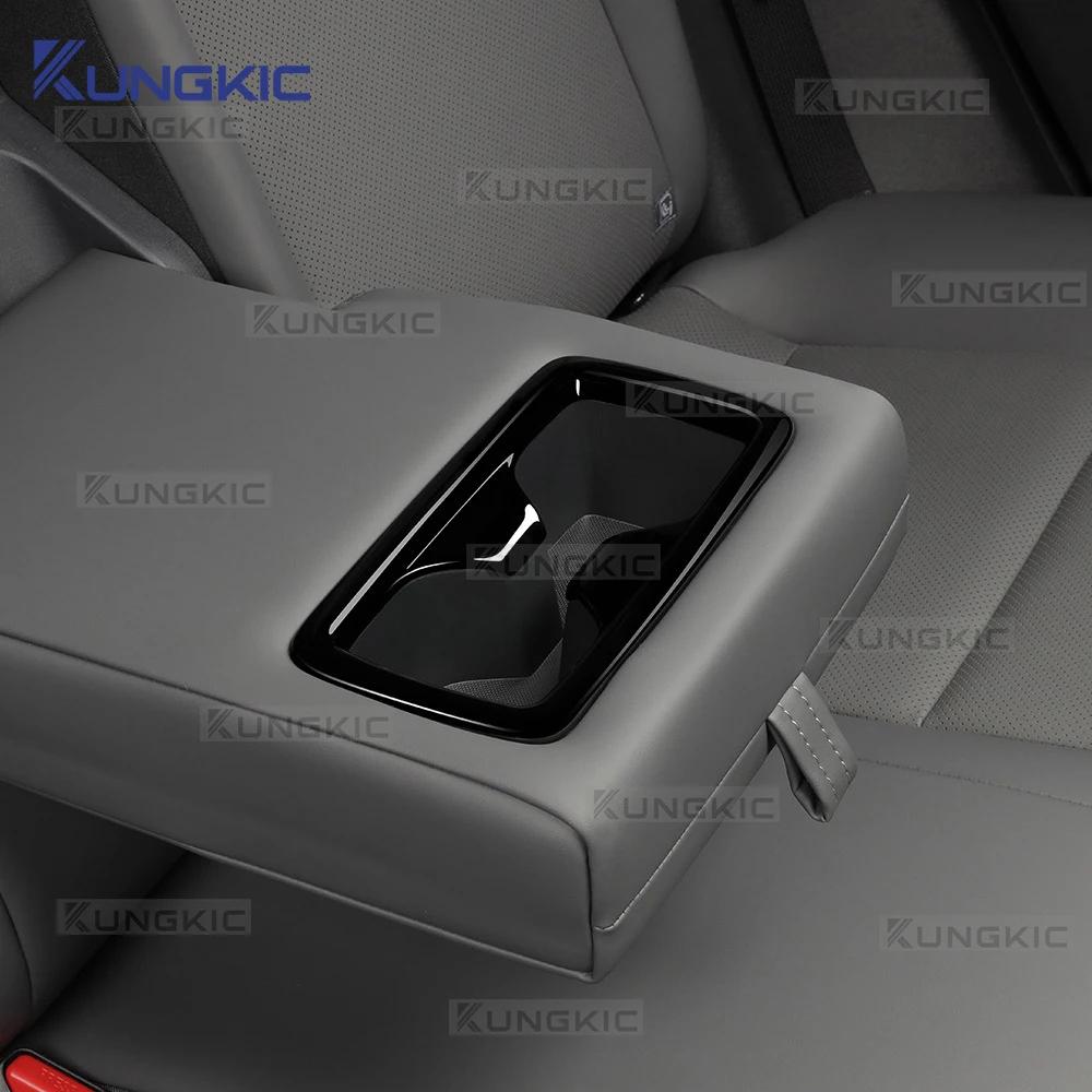 ABS Rear Water Cup Holder Frame Decorative For Toyota RAV4 2026-2027 Cover Trim Sticker Overlay LHD RHD Car Interior Accessories