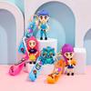 KPop Devil Hunter Peripheral Widget Rumi Mira Zoe PVC Keychain Backpack Decoration Widget Accessories Toys