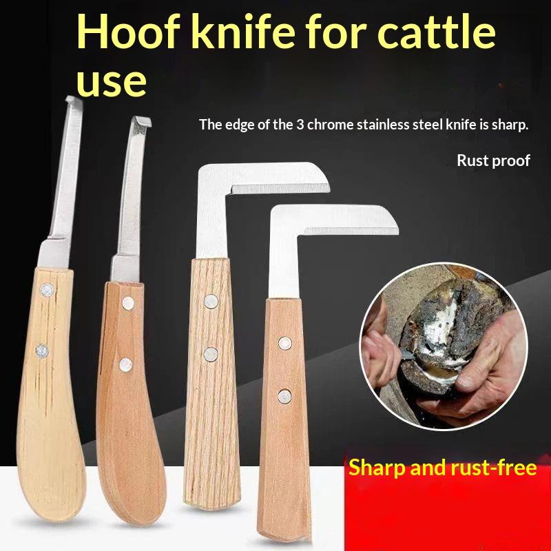 1Pcs Goat Cow Sheep Pig Livestock Hoof Knife Farm Cattle Horses Hoof Cutter Right Left Hand Animal Foot Pruning Veterinary Tools