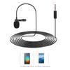 Mini Portable Collar Clip Interview Recording Microphone Mic for Mobile Phone