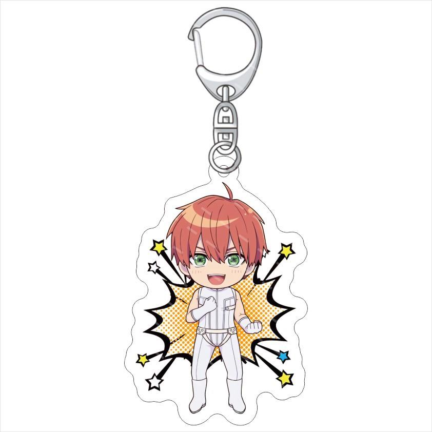 Santai Daishikkaku Go Go Loser Ranger Acrylic Keychain Lovely Bag Charms Pendant Gifts Key Chain Cute Souvenir Llavero Kingring