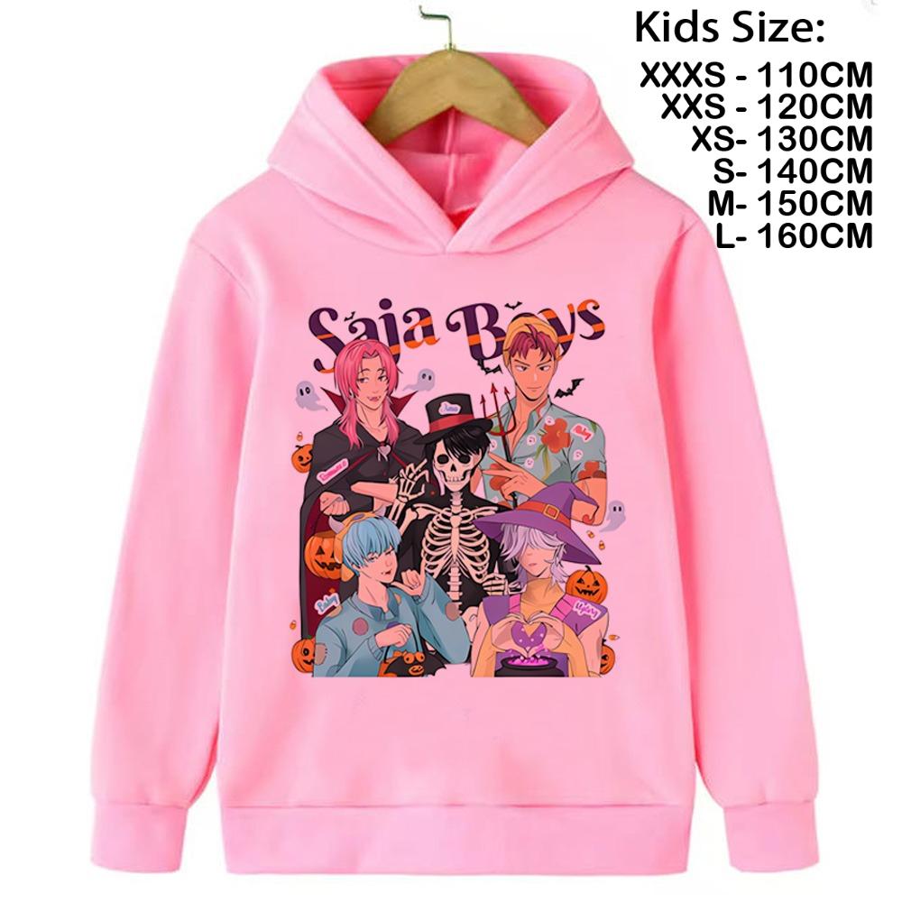 Kpop Demon Hunter Saja Boys Sweatshirt Autumn Winter Sport Hooded Fashion Casual Round Y2K Cosplay Clothing