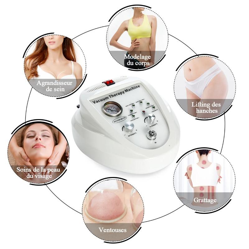 Vacuum Therapy Beauty Machine for Breast Enlargement, Butt Lifting, Facial Tightening & Body Sculpting