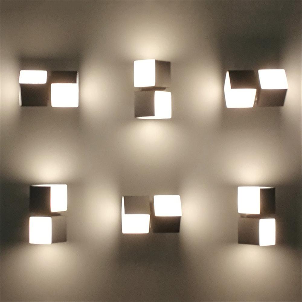 Outdoor Waterproof LED Wall Lamp Modern Creative Home Lighting Landscape Garden Lamp Aisle Corridor Decorative Wall Light 220V
