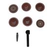 Reusable Capsule Kit For Nestle Vertuoline Coffee Machine with 5pcs Empty Refillable Pods 2pcs