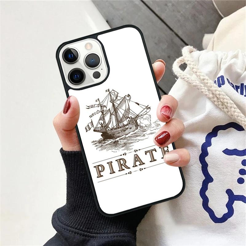Sailing Pirate Ship Phone Case Cover For iPhone 17 Air 12 Plus Max for iPhone 17 Air 15 16 11 13 14 Pro Max Fundas