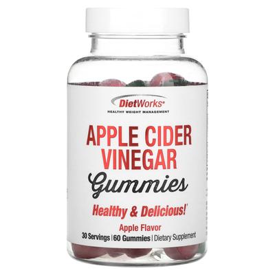 Apple Cider Vinegar Gummies, Apple Flavor, 60 Gummies