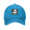 Mightys Ducks  Baseball Cap Sun  Hunting Camping Adjustable Washed Hip Hop Hats Men Adult Fashion Print Baseball Caps