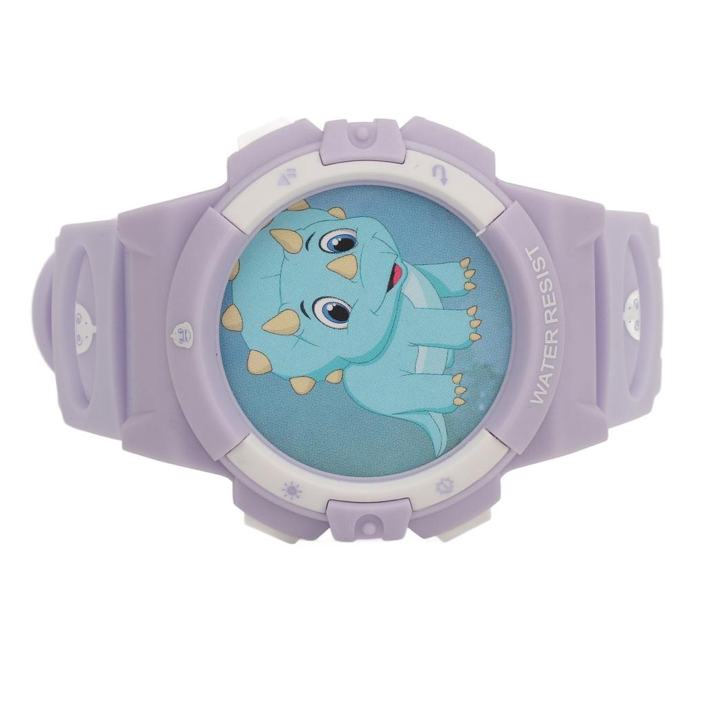 Kids Digital Watch Cartoon Sports Watch 5bar Waterproof Calendar Alarm with Band Cover Outdoor